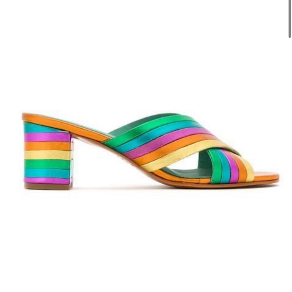 Blue bird Rainbow heels